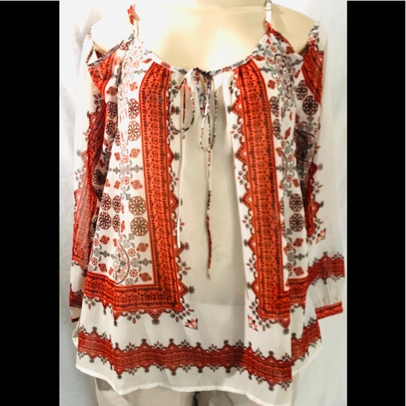 Blue Pepper Orange BLiss Blouse - Picture 3 of 7